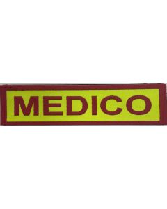 QUALIF. HD 20*5 "MEDICO" ROSSO-GIALLO